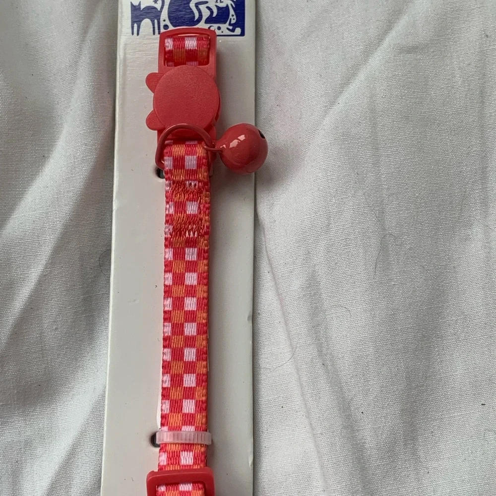 Red Check Gingham Collar with Bell 👀BUNDLE AND SAVE🥳